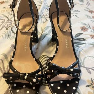 Kate Spade Black Polka Dot Women's Sandals
